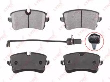 Колодки тормозные задние дисковые комплект Lynx для Audi A4 RS / A6 Allroad / A7