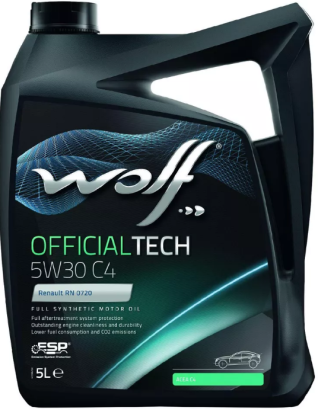 Масло моторное Wolf для Wolf Officialtech 5W30 C4 5Л