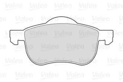 Колодки тормозные передние комплект Valeo для Volvo S80 / V70