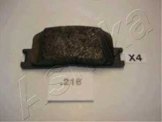 Колодки тормозные задние дисковые комплект Ashika для Toyota Camry / ES300