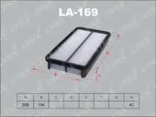 Фильтр воздушный Lynx для Toyota Carina E / Corolla / RAV 4 Фильтр воздушный Lynx для Toyota Carina E / Corolla / RAV 4