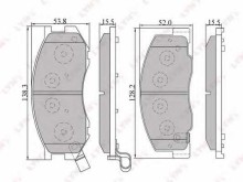 Колодки тормозные передние комплект Lynx для Toyota Previa (2.4 4WD) 90-00