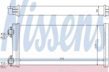 Радиатор отопителя Nissens для MAN L2000