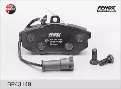 Колодки тормозные передние комплект FENOX для Audi 80 / Passat B3
