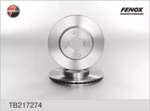 Диск тормозной передний вентилируемый FENOX для Ford Fiesta (1995-2000) / Focus I (1998-2004)