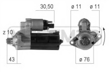 Стартер ERA для Audi A3 [8PA] (2004>) / VW Touran (2003-2010) Passat