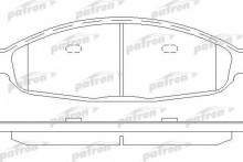 Колодки тормозные передние комплект Patron для Chrysler Pacifica (2004>) Колодки тормозные передние комплект Patron для Chrysler Pacifica (2004>)