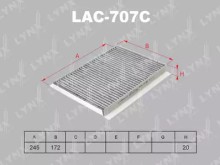Фильтр салона Lynx для Kia Ceed (2007>) / Hyundai Elantra (2006-2011) / I30 (УГОЛЬНЫЙ Фильтр салона Lynx для Kia Ceed (2007>) / Hyundai Elantra (2006-2011) / I30 (УГОЛЬНЫЙ