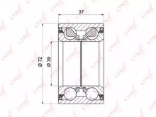 Подшипник ступицы (комплект) Lynx для Opel / Daewoo 16V / c ABS / для R14 / 39x72x37 Подшипник ступицы (комплект) Lynx для Opel / Daewoo 16V / c ABS / для R14 / 39x72x37