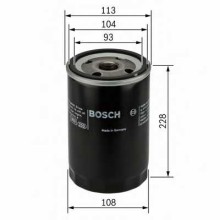 Фильтр масляный BOSCH для Iveco Eurostar / Eurotech D=107mm / M 30x2 / H=232mm (x2) Фильтр масляный BOSCH для Iveco Eurostar / Eurotech D=107mm / M 30x2 / H=232mm (x2)