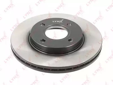 Диск тормозной передний вентилируемый Lynx для Ford Fiesta (1995-2000) / Focus I (1998-2004)