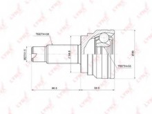 ШРУС наружный передний Lynx для BMW X5 E70 (2007>) / X6 E71 (2008>) 33x65x30 ШРУС наружный передний Lynx для BMW X5 E70 (2007>) / X6 E71 (2008>) 33x65x30
