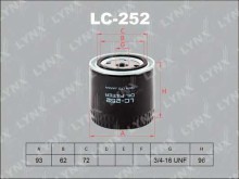 Фильтр масляный Lynx для Navara (D40) (2005-2015) 93x95 Фильтр масляный Lynx для Navara (D40) (2005-2015) 93x95