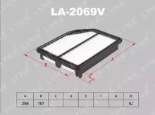 Фильтр воздушный Lynx для Honda Cr-V (2012>) Фильтр воздушный Lynx для Honda Cr-V (2012>)