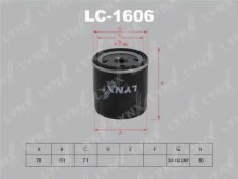 Фильтр масляный Lynx для Toyota Land Cruiser (120) / Prado (2002-2009) Фильтр масляный Lynx для Toyota Land Cruiser (120) / Prado (2002-2009)