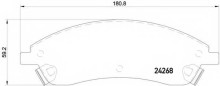 Колодки тормозные передние комплект Textar для Cadillac SRX (2003>) Колодки тормозные передние комплект Textar для Cadillac SRX (2003>)