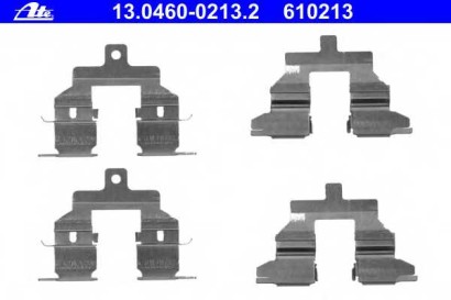 Пластины колодок ATE для Nissan QASHQAI+2 (JJ10) (2008-2014)