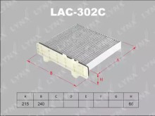 Фильтр салона Lynx для Mitsubishi Pajero 00> УГОЛЬНЫЙ Фильтр салона Lynx для Mitsubishi Pajero 00> УГОЛЬНЫЙ
