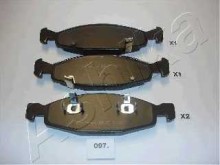 Колодки тормозные передние комплект Ashika для Jeep Grand Cherokee 99-02 Колодки тормозные передние комплект Ashika для Jeep Grand Cherokee 99-02