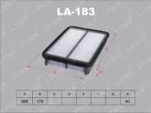 Фильтр воздушный Lynx для Toyota Corolla _E10 / 11 1.4 / 1.6 Фильтр воздушный Lynx для Toyota Corolla _E10 / 11 1.4 / 1.6