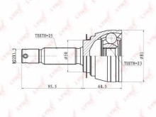 ШРУС наружный передний Lynx для Hyundai Elantra (2000-2005) 23*50*25
