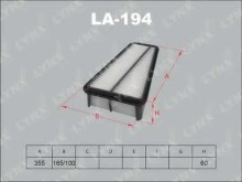 Фильтр воздушный Lynx для Land Cruiser (120) / Prado (2002>) 4.0L Фильтр воздушный Lynx для Land Cruiser (120) / Prado (2002>) 4.0L