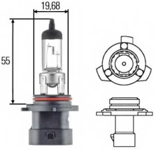 Лампа Hella HB4A 12V-51W ПРЯМОЙ ЦОКОЛЬ - HB4A P22d