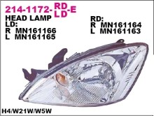Фара правая Depo для Mitsubishi Lancer 03> без корректора Фара правая Depo для Mitsubishi Lancer 03> без корректора