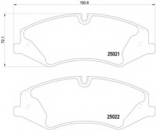 Колодки тормозные передние комплект Textar для Range Rover III (LM) (2006>) / Range Rover Sport (20 Колодки тормозные передние комплект Textar для Range Rover III (LM) (2006>) / Range Rover Sport (20
