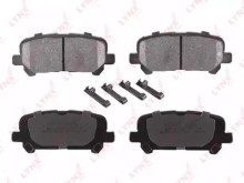 Колодки тормозные задние дисковые комплект Lynx для Honda Pilot (2008>) / Acura MDX (2007>)