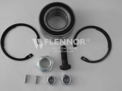 Подшипник ступицы (комплект) Flennor для VW Golf II / III / Passat B2 / B3 / B4 72x40x37mm, ступица под 4 болта