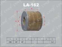 Фильтр воздушный Lynx для Toyota Dyna 150 (1995-2001) Фильтр воздушный Lynx для Toyota Dyna 150 (1995-2001)