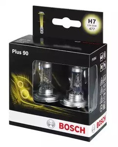 Лампа BOSCH для H7 12V-55W+90% Night Breaker Plus