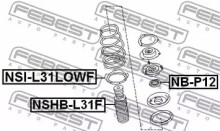 Проставка под переднюю пружину FEBEST для Nissan Infiniti FX 35 / 45 (S50) / Maxima (A34) / Murano НИЖНЯЯ Проставка под переднюю пружину FEBEST для Nissan Infiniti FX 35 / 45 (S50) / Maxima (A34) / Murano НИЖНЯЯ