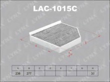 Фильтр салона Lynx для Audi A4[B8] (2007>) / A5 / S5 (2008>) / Q5 (2008>) УГОЛЬНЫЙ