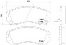 Колодки тормозные передние комплект Textar для Subaru Impreza 92> / Legacy 89> Колодки тормозные передние комплект Textar для Subaru Impreza 92> / Legacy 89>