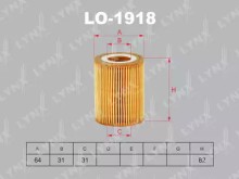 Фильтр масляный Lynx для BMW 1-СЕРИЯ F20 / F21 (2011>) / 3-СЕРИЯ F30 / F31 (2011> Фильтр масляный Lynx для BMW 1-СЕРИЯ F20 / F21 (2011>) / 3-СЕРИЯ F30 / F31 (2011>