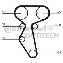 Комплект ремня ГРМ ContiTech для Chevrolet Lacetti / Daewoo Nexia Комплект ремня ГРМ ContiTech для Chevrolet Lacetti / Daewoo Nexia