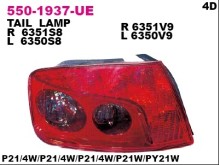 Фонарь задний правый Depo для Peugeot 407 (2004>)