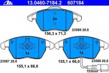 Колодки тормозные передние комплект ATE для Audi A3 [8PA] / VW Golf V