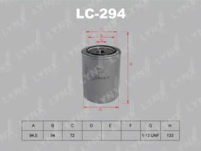Фильтр масляный Lynx для Nissan Almera / Patrol 2.0-2.8D