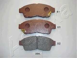 Колодки тормозные передние комплект Ashika для Toyota Camry / Carina E / CELICA..