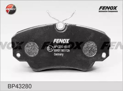 Колодки тормозные передние комплект FENOX для Opel Omega B