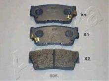 Колодки тормозные передние комплект Ashika для Suzuki Vitara / X-90 88> 1.6 TA / ET, 1.6i 16V 4x4