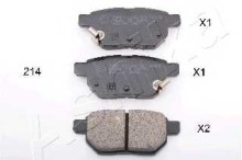 Колодки тормозные задние дисковые комплект Ashika для Toyota Corolla E12 (2001-2006) / Auris (2006>) Corol Колодки тормозные задние дисковые комплект Ashika для Toyota Corolla E12 (2001-2006) / Auris (2006>) Corol