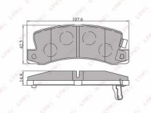 Колодки тормозные задние дисковые комплект Lynx для Toyota Camry / Carinaii / Celica Колодки тормозные задние дисковые комплект Lynx для Toyota Camry / Carinaii / Celica