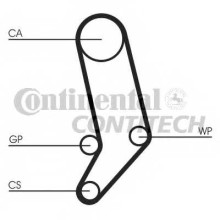 Ремень ГРМ ContiTech для Audid / VW 100 / A6 / T2 / T4 Ремень ГРМ ContiTech для Audid / VW 100 / A6 / T2 / T4