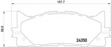 Колодки тормозные передние комплект Textar для Toyota Camry (2006>) Колодки тормозные передние комплект Textar для Toyota Camry (2006>)