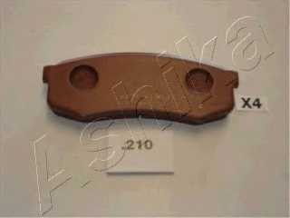 Колодки тормозные задние дисковые комплект Ashika для Toyota / Mitsubishi / Changan