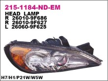 Фара правая Depo для Nissan Primera P11E 99-01 с эл.регулировкой / 2х-ламповая, не ксенон Фара правая Depo для Nissan Primera P11E 99-01 с эл.регулировкой / 2х-ламповая, не ксенон